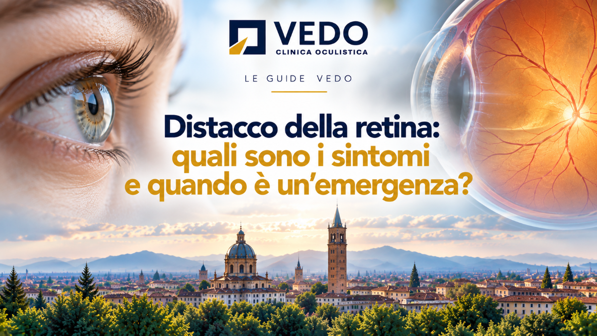 Distacco della retina: scopri i principali sintomi, i segnali da non sottovalutare e quando rivolgersi rapidamente all’oculista. Guida VEDO Parma. | Oculisti VEDO Clinic Clinica Oculistica a Parma Eurotorri